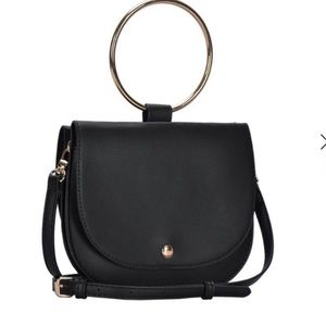 Authentic Madison Wes bag in excellent condition with gold hoop genuine leather